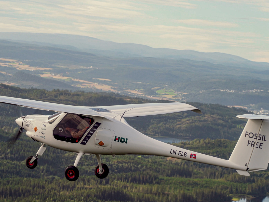 picture of Avinor's electric aircraft