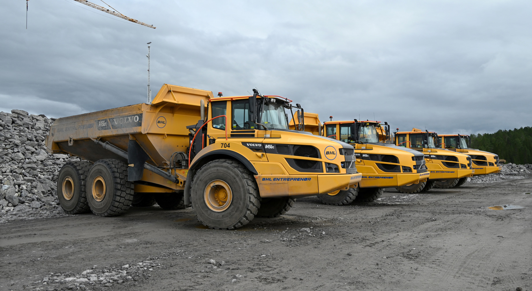 Gravearbeidet er i full gang